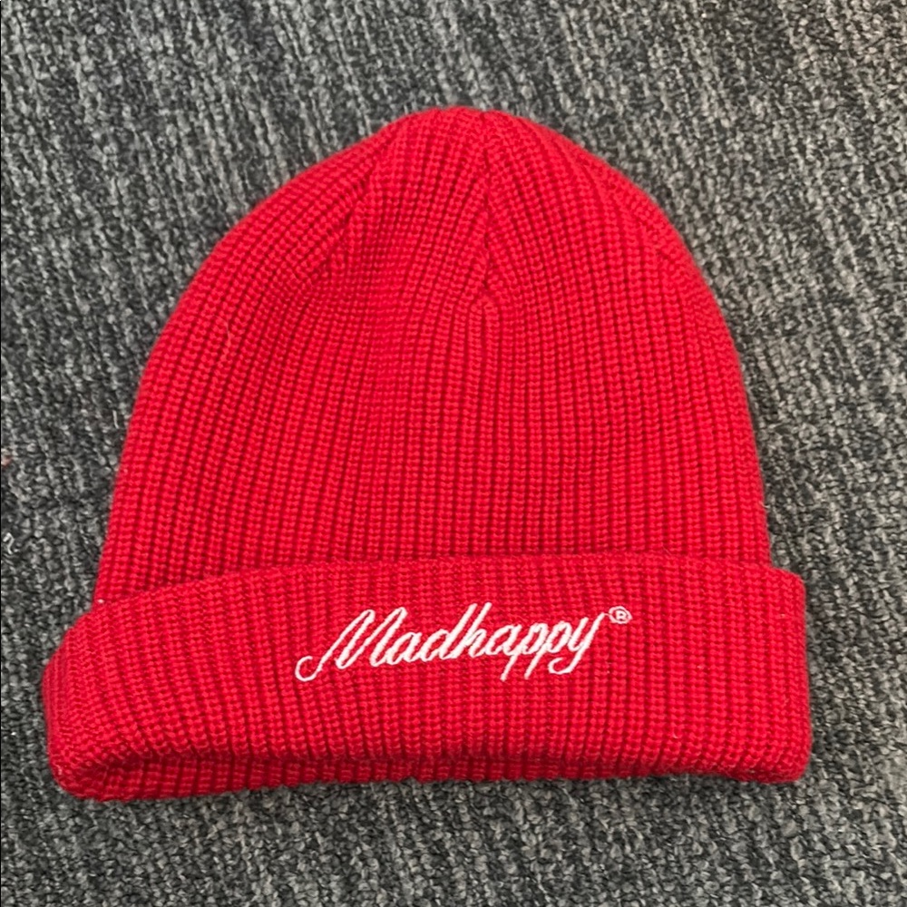 Madhappy Red Beanie